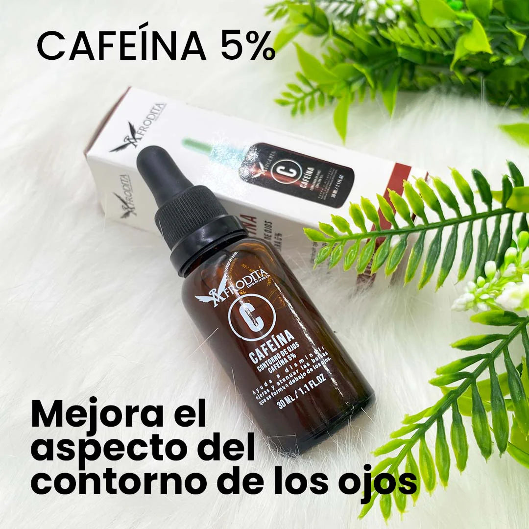 SERUM DE CAFEINA  ¡Adiós a las bolsas y ojeras!