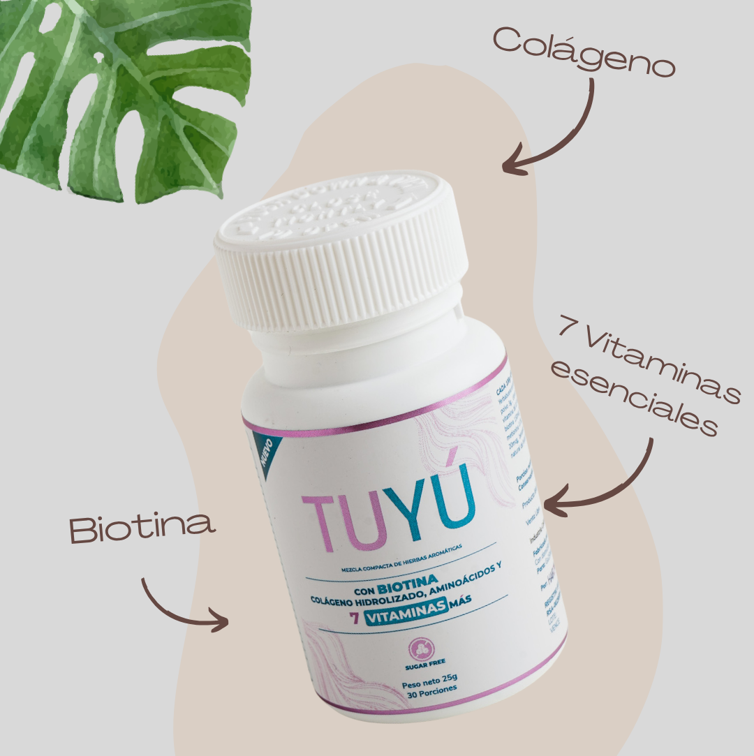 VITAMINAS TUYÚ-🔥 Adiós caída, ¡Hola cabello fuerte y abundante!👩🏻👨🏻‍🦱
