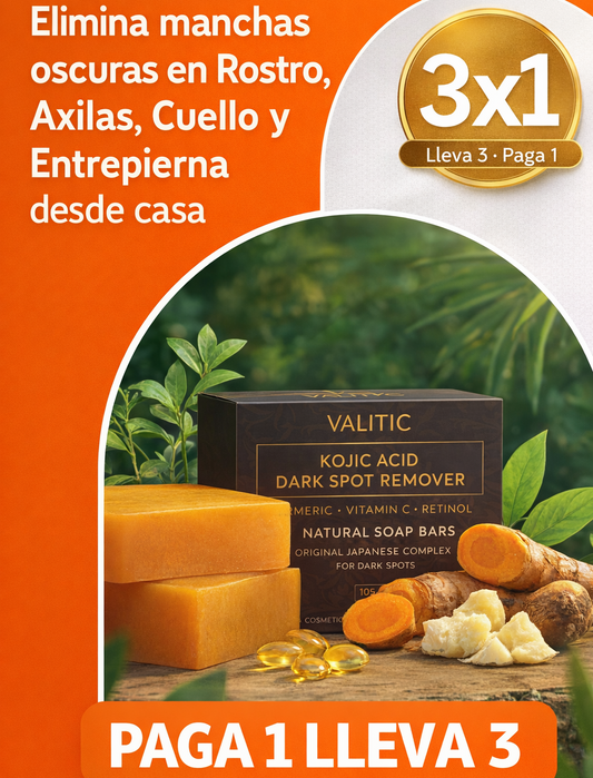 Promoción VALITIC 3x1 ¡Manchas fuera, piel radiante!